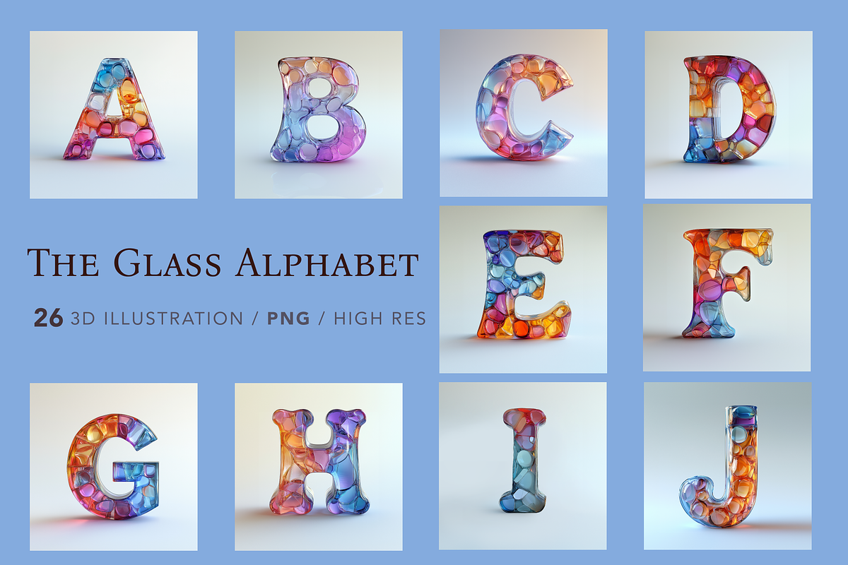 The Glass Alphabet, an Abstract Photo by Picturesque Stories (Photo 1 of 6)