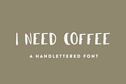 I Need Coffee Font, a Font by The Fresh Exchange (Thumbnail 1 of 4)