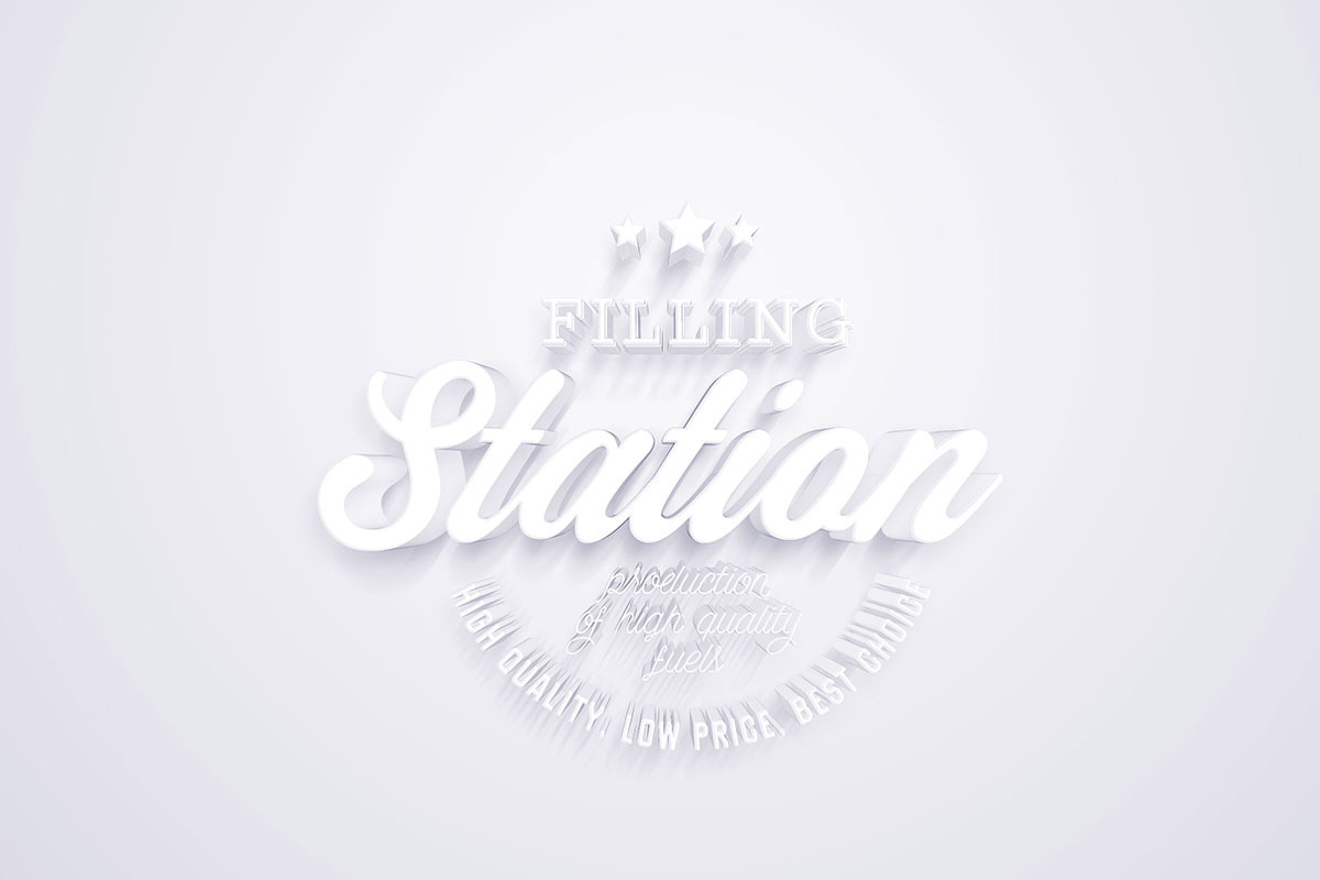 3D Logo Mockup Bundle Pack, a Mockup by GraphicBerg (Photo 2 of 40)