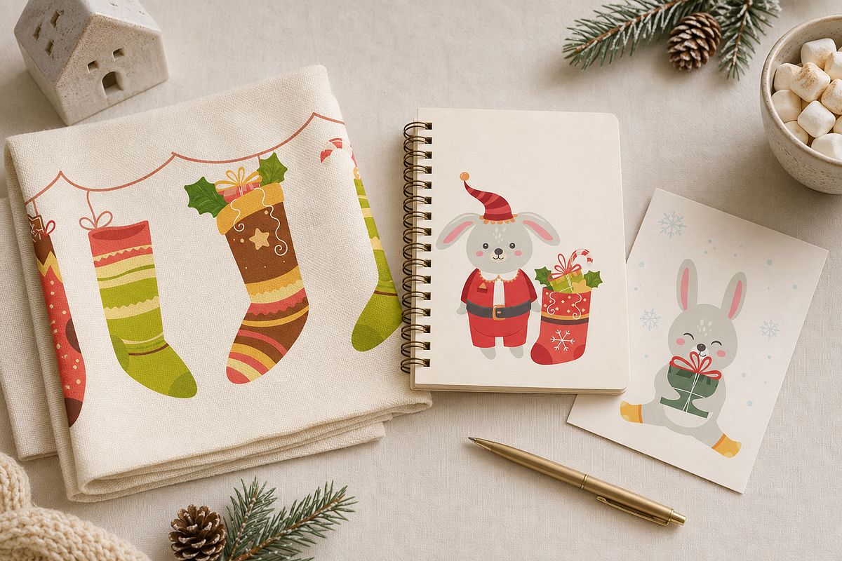 Christmas Decor Illustrations, a Seasonal Illustration by Anna Studio (Photo 8 of 12)