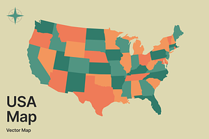 United States Vector Map