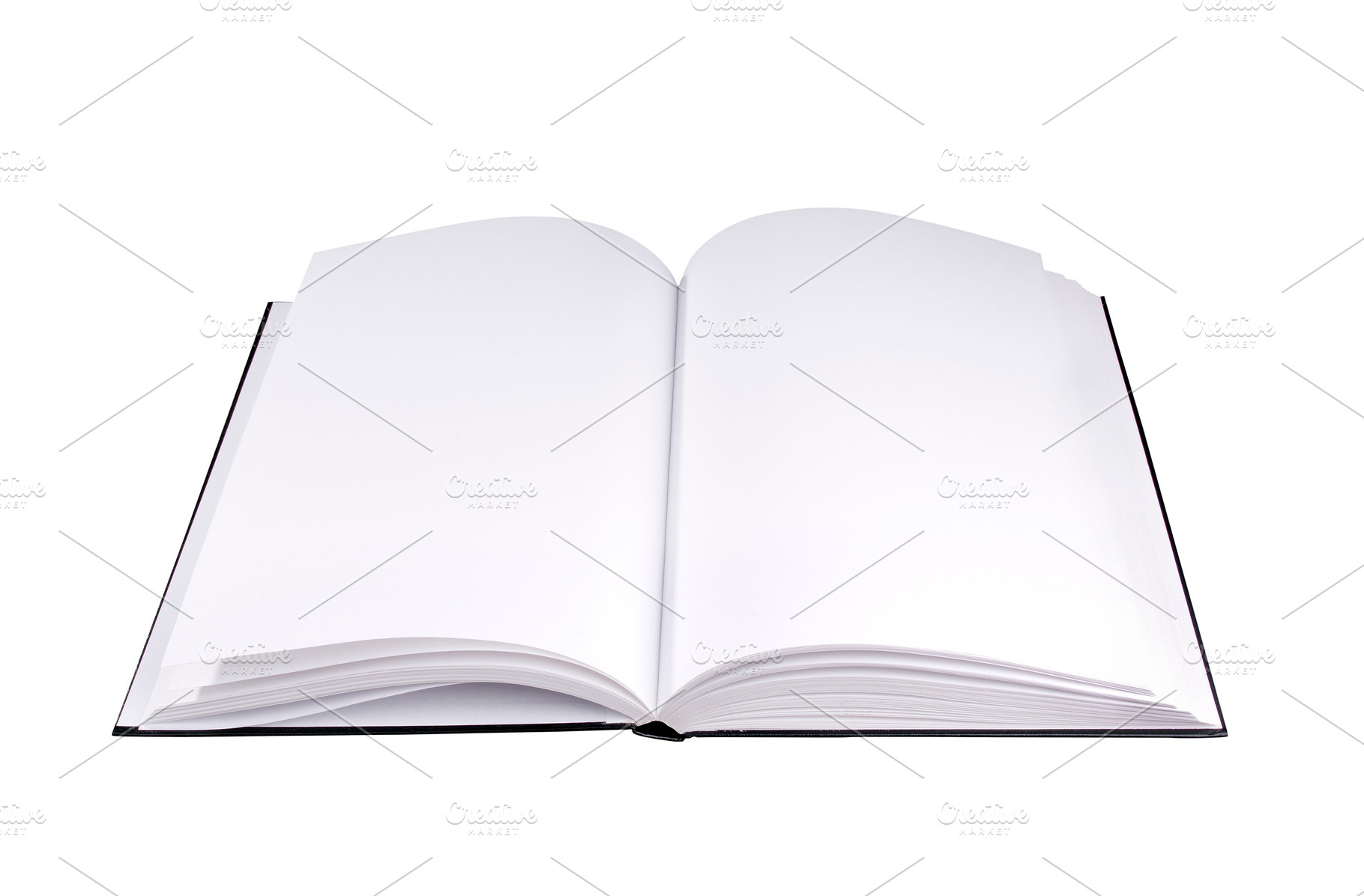 Open Blank Book Isolated, a School & Education Photo by THP Creative