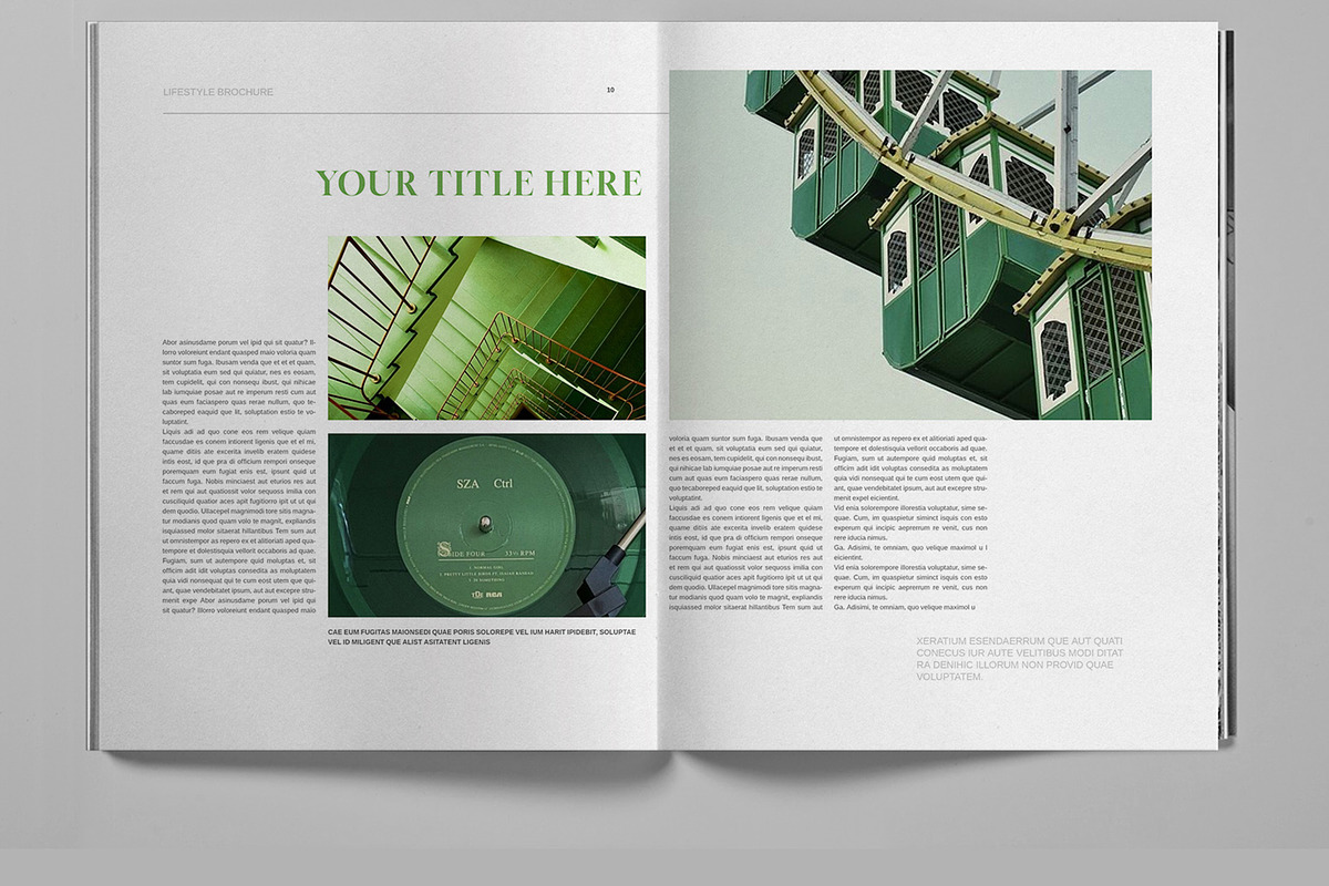Green Studio Brochure Template, a Brochure Template by Boris Cupac (Photo 7 of 7)
