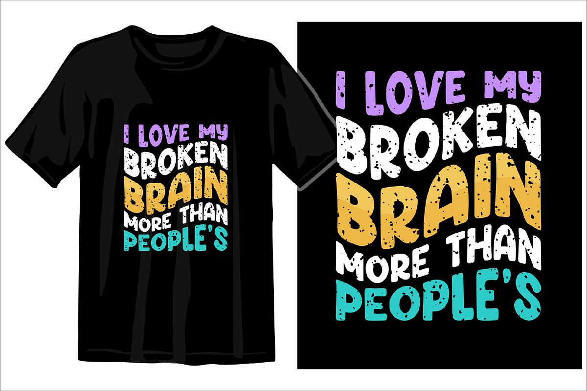 Mental Health Awareness T-Shirt set, an Illustration by Amazin_art (Photo 4 of 9)