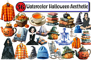 Watercolor Halloween Aesthetic, an Illustration by Design Market (Thumbnail 1 of 3)