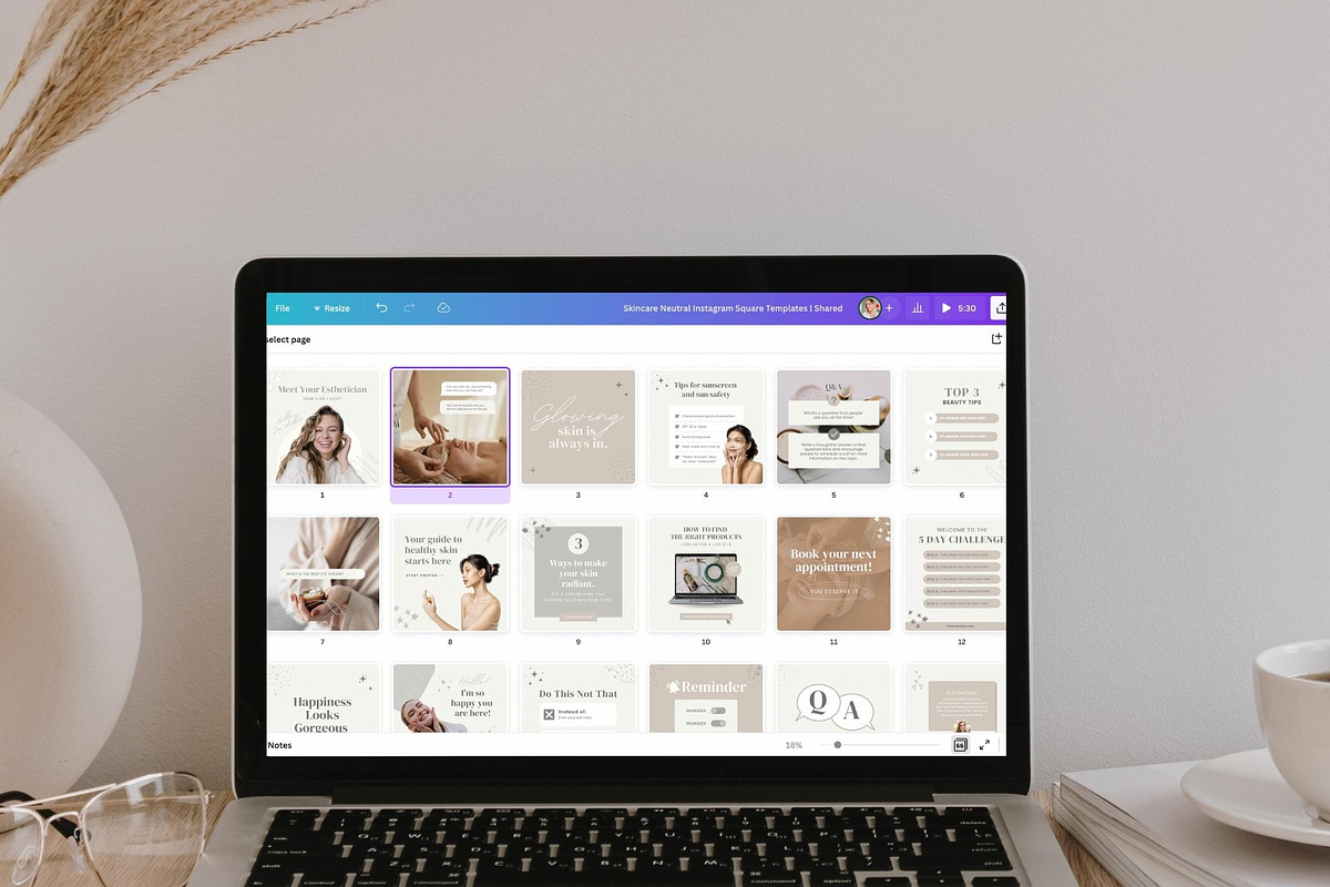 Skin Clinic Instagram, Dermatology, a Social Media Template by Ciera Design Templates (Photo 3 of 8)