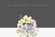 Vintage Floral Songbirds Clipart Set, a Decorative Illustration by Pati Paints (Thumbnail 8 of 11)