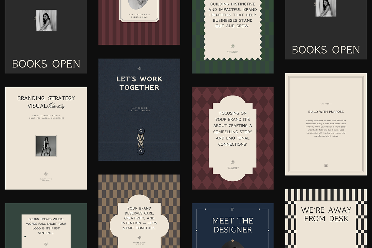 Classic Aesthetic | Social Media Kit, a Social Media Template by Studio Provo (Photo 3 of 7)
