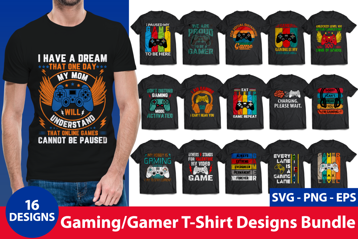 Huge T-shirt Design Bundle, an Illustration by Genius Graph (Photo 2 of 9)