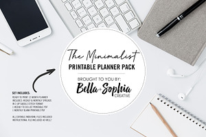 EDITABLE Weekly & Monthly Planner