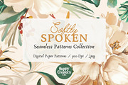 Softly Spoken Digital Paper Pack, a Pattern Graphic by Happy Creators Co. (Thumbnail 7 of 7)