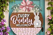 Every Bunny Welcome Sign SVG, a Graphic by OK Design (Thumbnail 3 of 3)