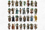 Aztec Deities Cliparts, a Person Illustration by ThatsDesignArt (Thumbnail 6 of 15)
