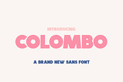 Colombo Sans Font, a Sans Serif Font by Salt & Pepper Designs (Thumbnail 1 of 7)