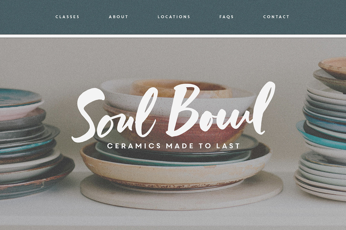 Soulshine Brush Script, a Font by Callie Rian & Co. (Photo 13 of 15)