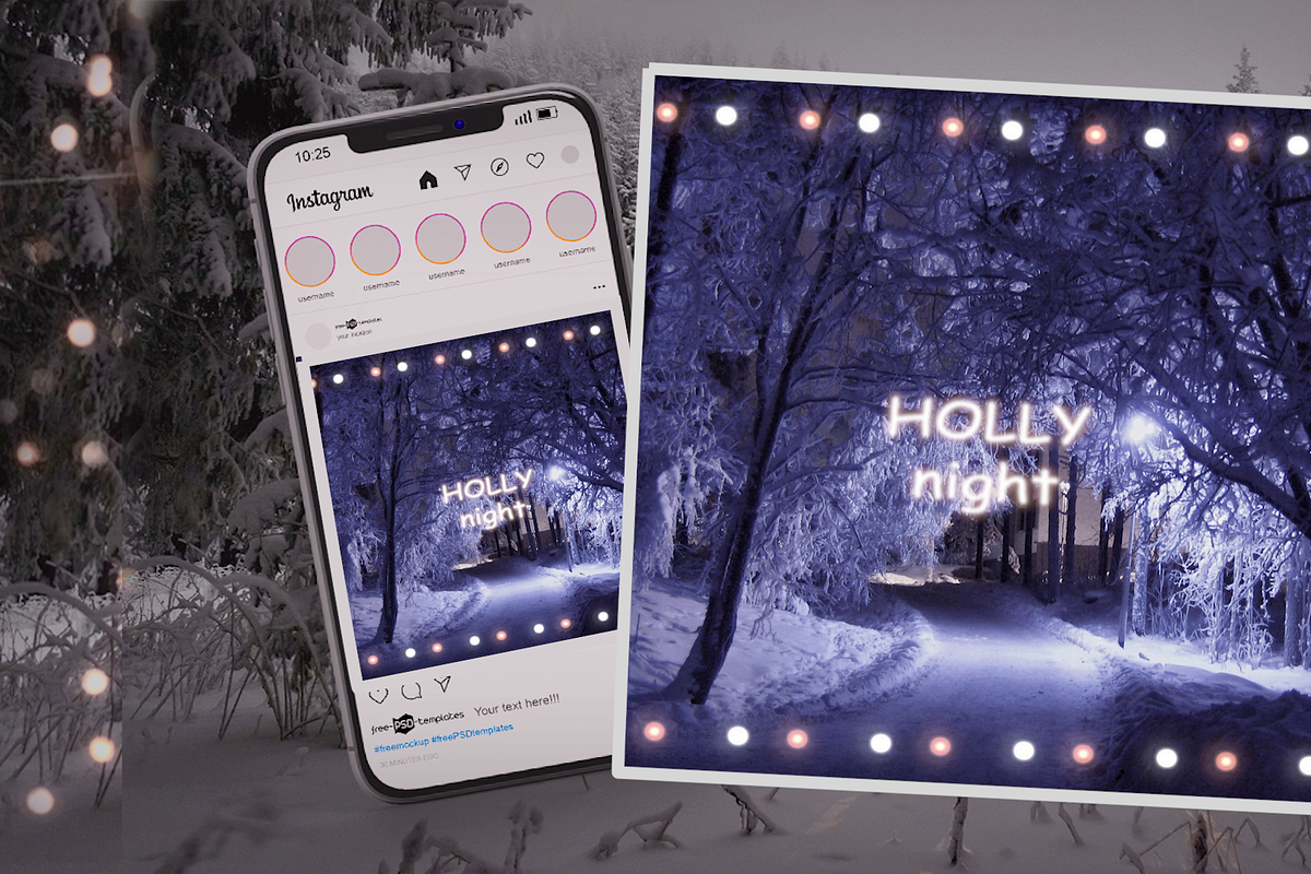 Animated Illumination  insta Frames, a Social Media Template by oKOLOstyle (Photo 6 of 9)