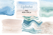 Shells, beach watercolor set., an Illustration by Larisa Maslova (Thumbnail 10 of 13)