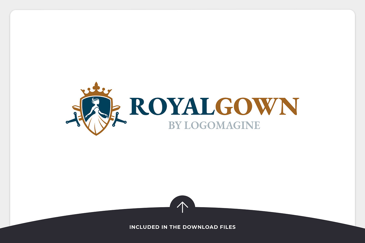 Royal Gown Logo Template, a Branding & Logo Template by LOGOMAGINE (Photo 11 of 16)