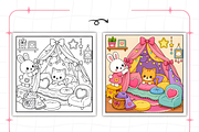 Bold and Easy Cozy Sunday Coloring, a Decorative Illustration by Design Station (Thumbnail 2 of 8)