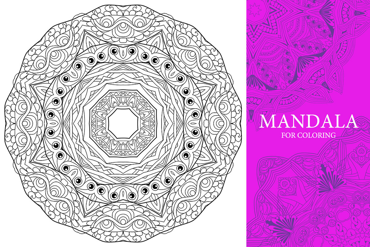 Mandalas for coloring 14, an Object Graphic by Watercolor fantasy (Photo 8 of 9)