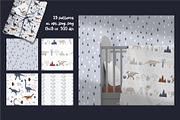 ROAR. Dino Patterns & Alphabet, a Pattern Graphic by ValeriiaFeeva (Thumbnail 2 of 12)