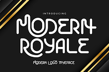 Modern Royale is a Modern Logo Font