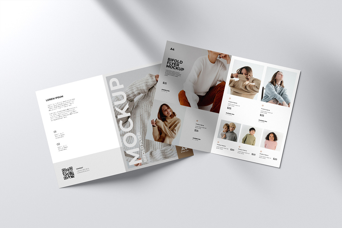 Bifold Brochure Mockup, a Books & Magazine Mockup by Mockup Supper (Photo 8 of 12)