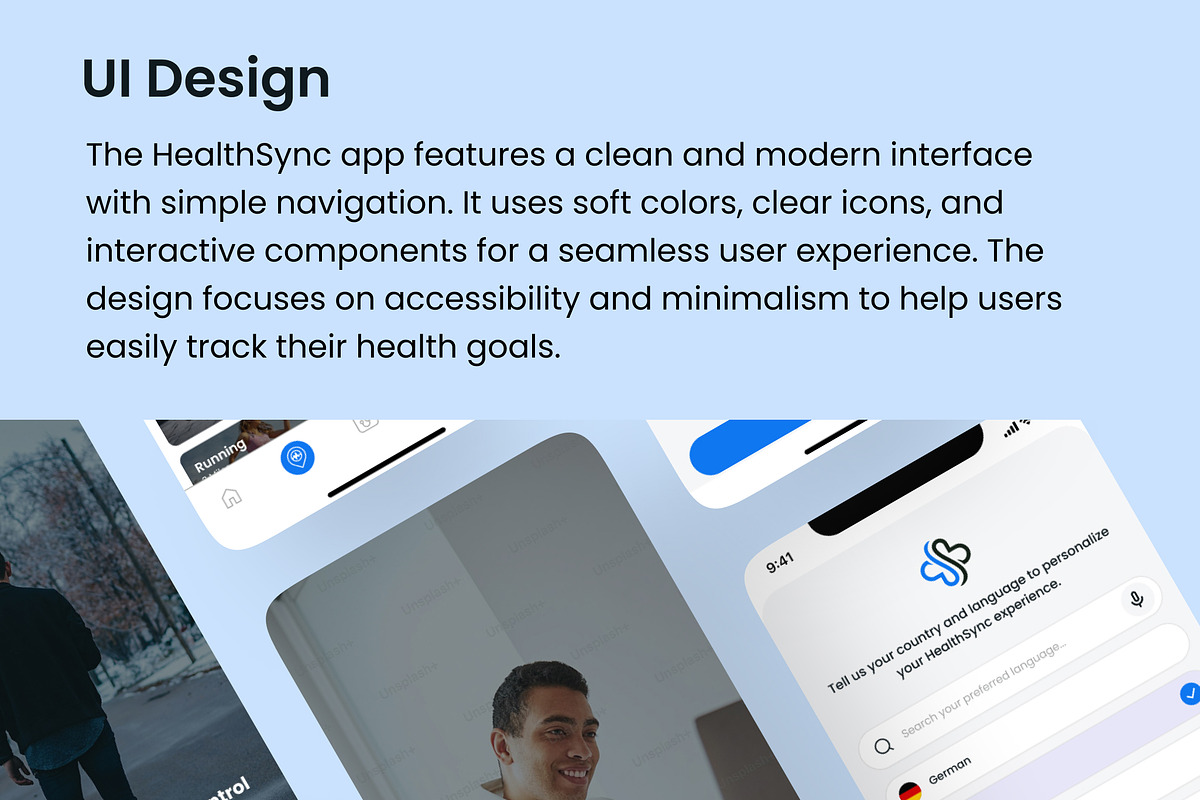 HealthSync App - Complete UI Kit, an UI Kit Template by UI Pixel (Photo 4 of 11)