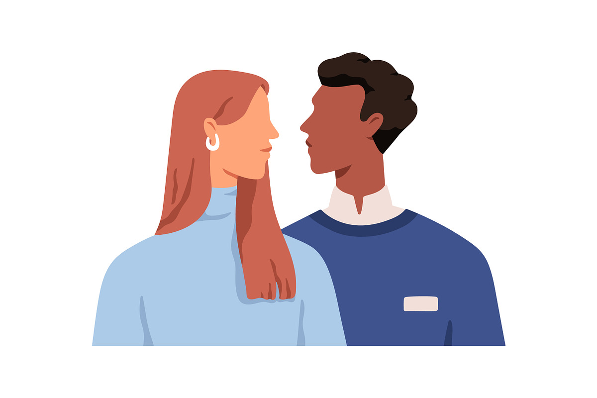 Diverse couples meeting set, a Person Illustration by Good Studio (Photo 5 of 16)