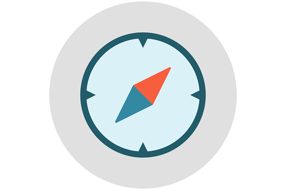 Compass Flat Icon