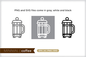 Minimal Coffee Icons