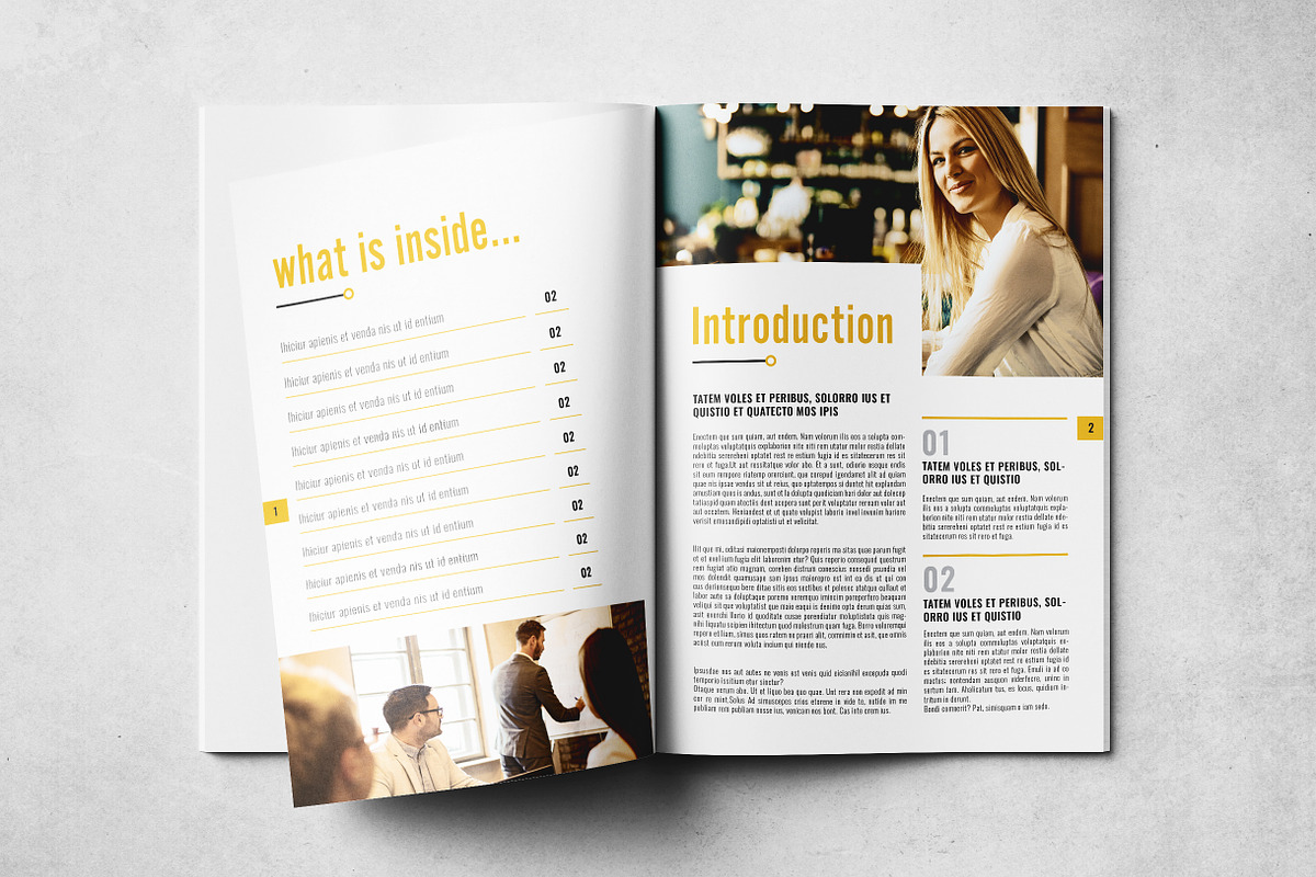 Business Proposal Layout, a Print Template by Grkic Creative