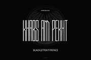 KHABS AM PEKHT, a Blackletter Font by Norse Moss (Thumbnail 1 of 9)