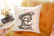 Whimsical Summer Hedgehogs Clipart, an Animal Illustration by SVGArt (Thumbnail 8 of 9)