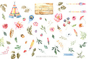 Boho Watercolor Woodland Animals, an Animal Illustration by Catherine Wheel (Thumbnail 17 of 17)