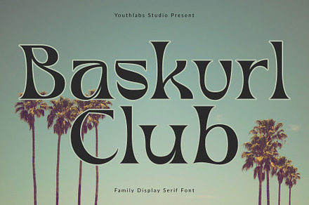 Baskvrl Club | Display Serif Font