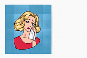 Crying woman face, a Person Illustration by Good Studio (Thumbnail 2 of 3)