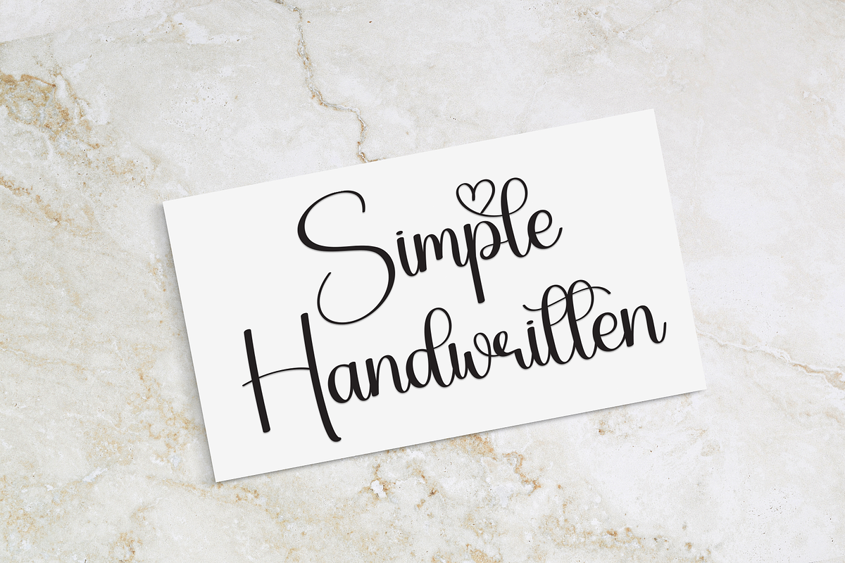 Babylove | Script Font, a Sans Serif Font by Scratchones (Photo 3 of 9)