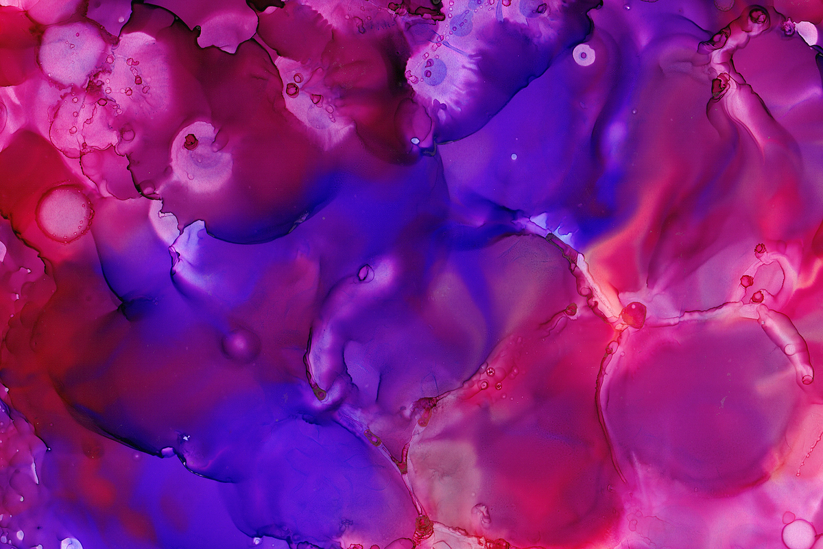 Colorful Alcohol Ink Textures, a Texture Graphic by Cassandra Cappello (Photo 5 of 8)