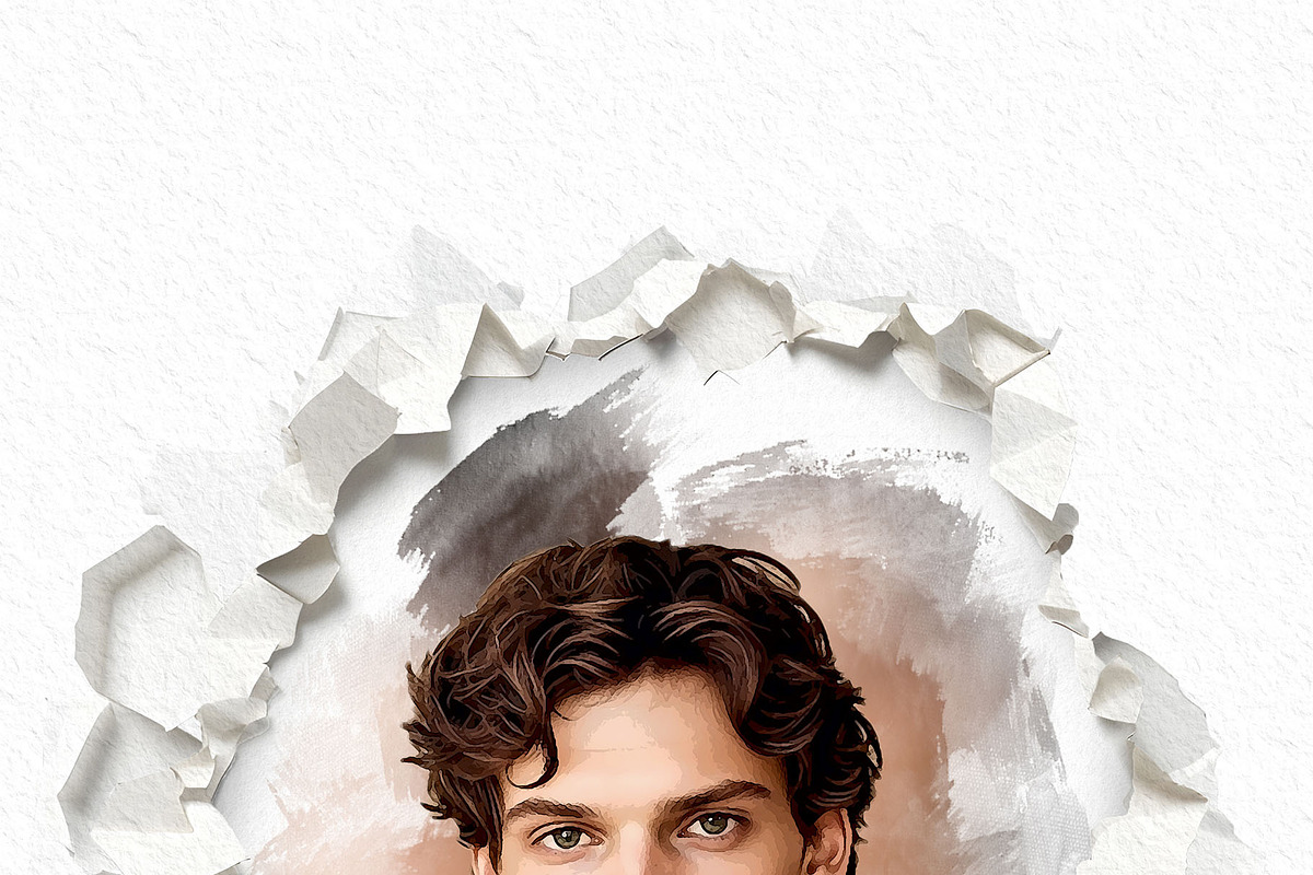 Turn Paper Cut Photo Effect, an Action Add-On by Photoshop Action (Photo 9 of 18)