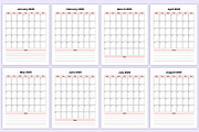 2025 Event & Party Planner Canva Kdp, a Stationery Template by Mustafiz (Thumbnail 3 of 7)