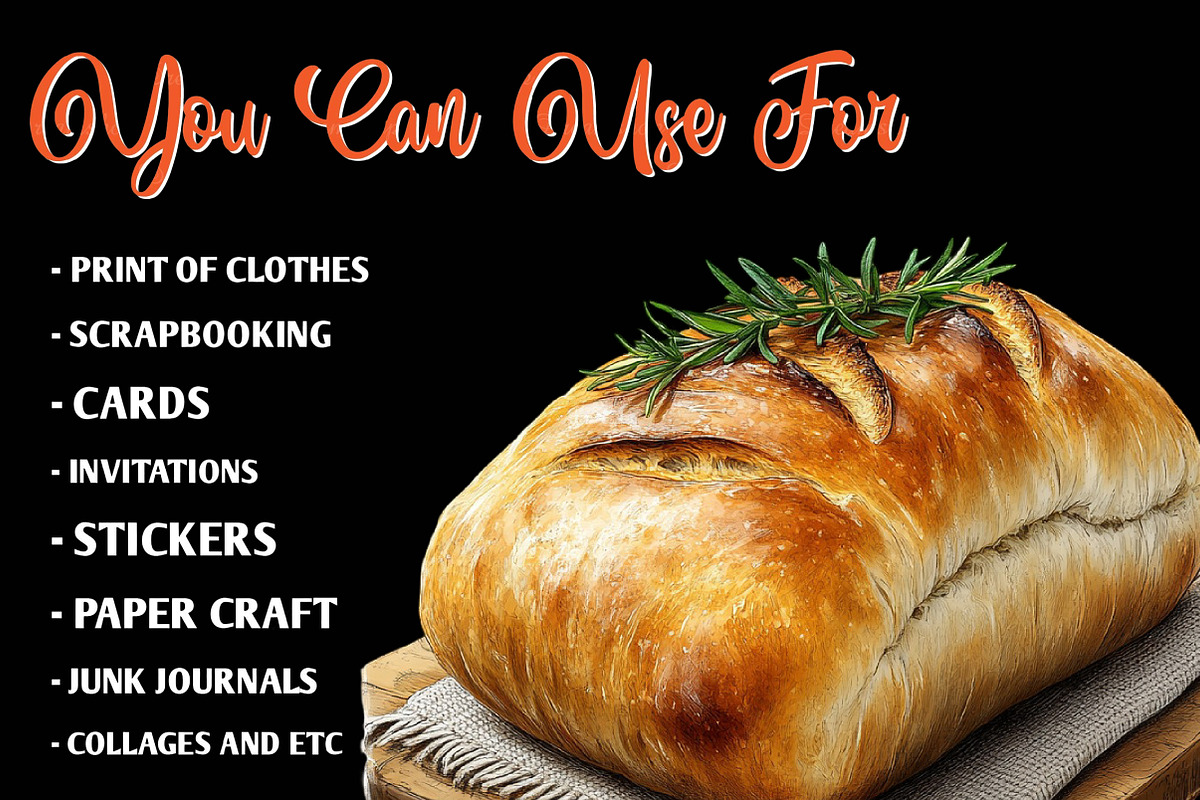 Bohemian Summer Baking Clipart, an Illustration by CreationArt (Photo 5 of 9)