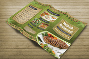 Restaurant Foods Menu Tri Fold, a Brochure Template by Creative  designer (Thumbnail 1 of 3)