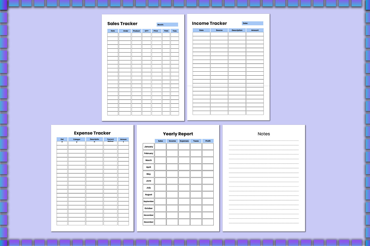 2025-2026 Craft Business Planner KDP, a Stationery Template by Shumaya (Photo 7 of 7)
