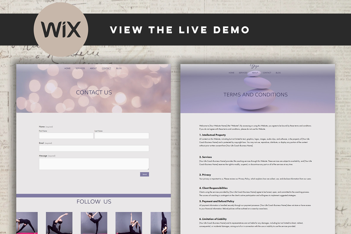Premium Wix Template for Coaching, a Wix Template by Design House (Photo 5 of 10)