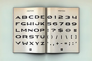 PISTON — Retro / Modern Display Font, a Sans Serif Font by Mikey Weeks (Thumbnail 8 of 8)