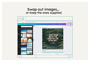 Coast Instagram Feed Canva Templates, a Social Media Template by Cultive Creative (Thumbnail 6 of 12)