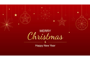 Merry Christmas and Happy New Year, an Object Illustration by Tati_Kli