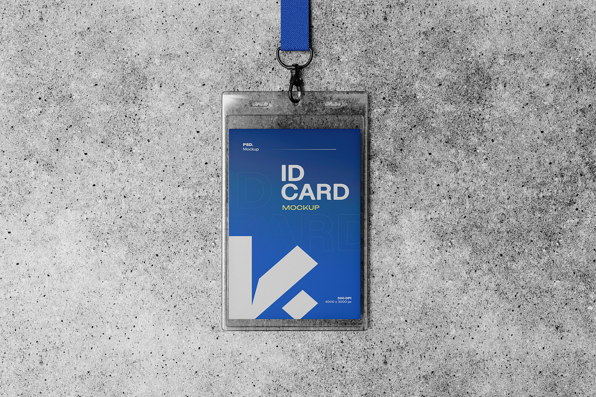 ID Card Mockup, a Merchandise Mockup by Budogol Studio (Photo 4 of 4)