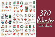370 Winter Elements Vector Bundle, a Seasonal Illustration by Sofia's Fashion (Thumbnail 2 of 4)